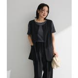 クルーネック多釦ジレ | Green Parks  | 詳細画像5 