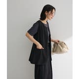 クルーネック多釦ジレ | Green Parks  | 詳細画像6 