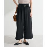 ブラック | ベルト付きスカーチョ | Green Parks 