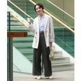 きれシルストレートワイドパンツ | Green Parks  | 詳細画像5 