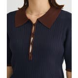 配色ニットポロ | Green Parks  | 詳細画像11 