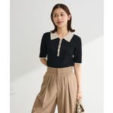 配色ニットポロ | Green Parks  | 詳細画像18 