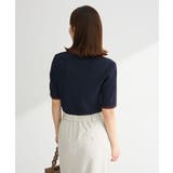 配色ニットポロ | Green Parks  | 詳細画像7 