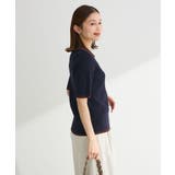 配色ニットポロ | Green Parks  | 詳細画像9 