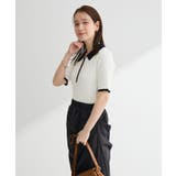 配色ニットポロ | Green Parks  | 詳細画像23 