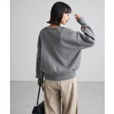 ハーフZIP袖刺繍ニットプルオーバー | Green Parks | 詳細画像8