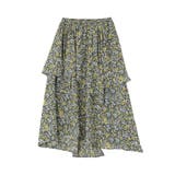 花柄イレヘムボリュームスカート | Green Parks  | 詳細画像15 