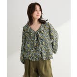 花柄フリルブラウス | Green Parks | 詳細画像13