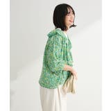 花柄フリルブラウス | Green Parks | 詳細画像9