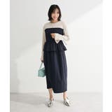 ペプラムドッキングワンピース | Green Parks  | 詳細画像1 