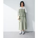 ペプラムドッキングワンピース | Green Parks  | 詳細画像11 