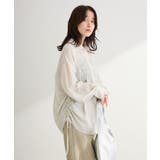 ストライプアイボリー | 脇シャーリングシャツ | Green Parks