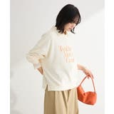 エクリュ | オーバーサイズロゴ裏毛プルオーバー | Green Parks 