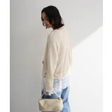 サイドシャーリング透かし編みニットプルオーバー | Green Parks  | 詳細画像15 