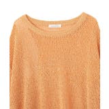 サイドシャーリング透かし編みニットプルオーバー | Green Parks  | 詳細画像18 