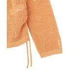 サイドシャーリング透かし編みニットプルオーバー | Green Parks  | 詳細画像19 