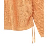 サイドシャーリング透かし編みニットプルオーバー | Green Parks  | 詳細画像20 