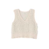 ラメ入り毛足ニットベスト | Green Parks | 詳細画像21