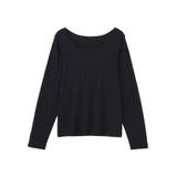 ブラック | バレエネックリブインナー | Green Parks 