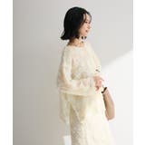 レース刺繍プルオーバー | Green Parks  | 詳細画像6 