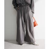 ウエストフリルワイドコクーンパンツ | Green Parks  | 詳細画像1 