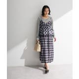 ペプラムチェックキャミワンピース | Green Parks  | 詳細画像1 