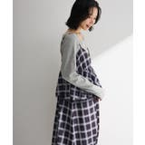 ペプラムチェックキャミワンピース | Green Parks  | 詳細画像6 