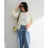 レースドッキングニットカーディガン | Green Parks  | 詳細画像13 