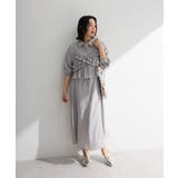 グレー | SET2点フリルビスチェ+シャツワンピース | Green Parks