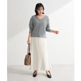 光沢サテンナロースカート | Green Parks  | 詳細画像12 