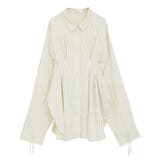 【WEB限定】ドロストシャーリングウエストタックシャツⅡ | Green Parks  | 詳細画像46 