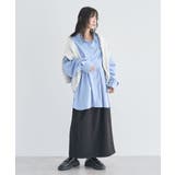 【WEB限定】ドロストシャーリングウエストタックシャツⅡ | Green Parks  | 詳細画像30 