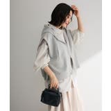 杢グレー | フード付ベスト | Green Parks 