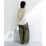 チノタックワイドパンツ | Green Parks  | 詳細画像4 