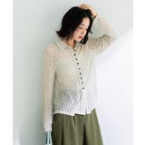 ライトグレー | 衿付きレースカットプルオーバー | Green Parks 