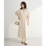 ポロ衿ハーフZIPカットワンピース | Green Parks  | 詳細画像14 