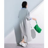 ポロ衿ハーフZIPカットワンピース | Green Parks  | 詳細画像3 
