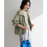 カーキ | 撥水加工フード付ブルゾン | Green Parks 