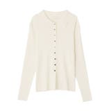 襟付きリブニットカーディガン | Green Parks | 詳細画像15