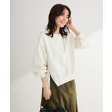 オフホワイト | フラワーフクレジャカードプルオーバー | Green Parks 