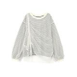 シャーリングチュールドッキングプルオーバー | Green Parks  | 詳細画像30 