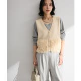 ブークレループニットベスト | Green Parks  | 詳細画像1 