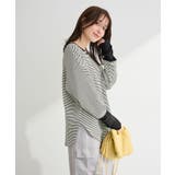 袖チュールリブプルオーバー | Green Parks  | 詳細画像13 