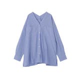 綿麻混Vネックオーバーサイズシャツ | Green Parks  | 詳細画像25 