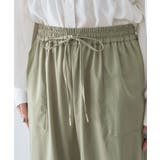 表面感サテンタックパンツ | Green Parks  | 詳細画像16 