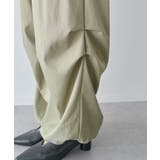 表面感サテンタックパンツ | Green Parks  | 詳細画像18 