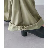 表面感サテンタックパンツ | Green Parks  | 詳細画像19 