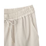 表面感サテンタックパンツ | Green Parks  | 詳細画像23 