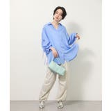 表面感サテンタックパンツ | Green Parks  | 詳細画像7 