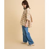 【しゃれシャツ】イージーケアVネックチェックブラウス | Green Parks  | 詳細画像11 